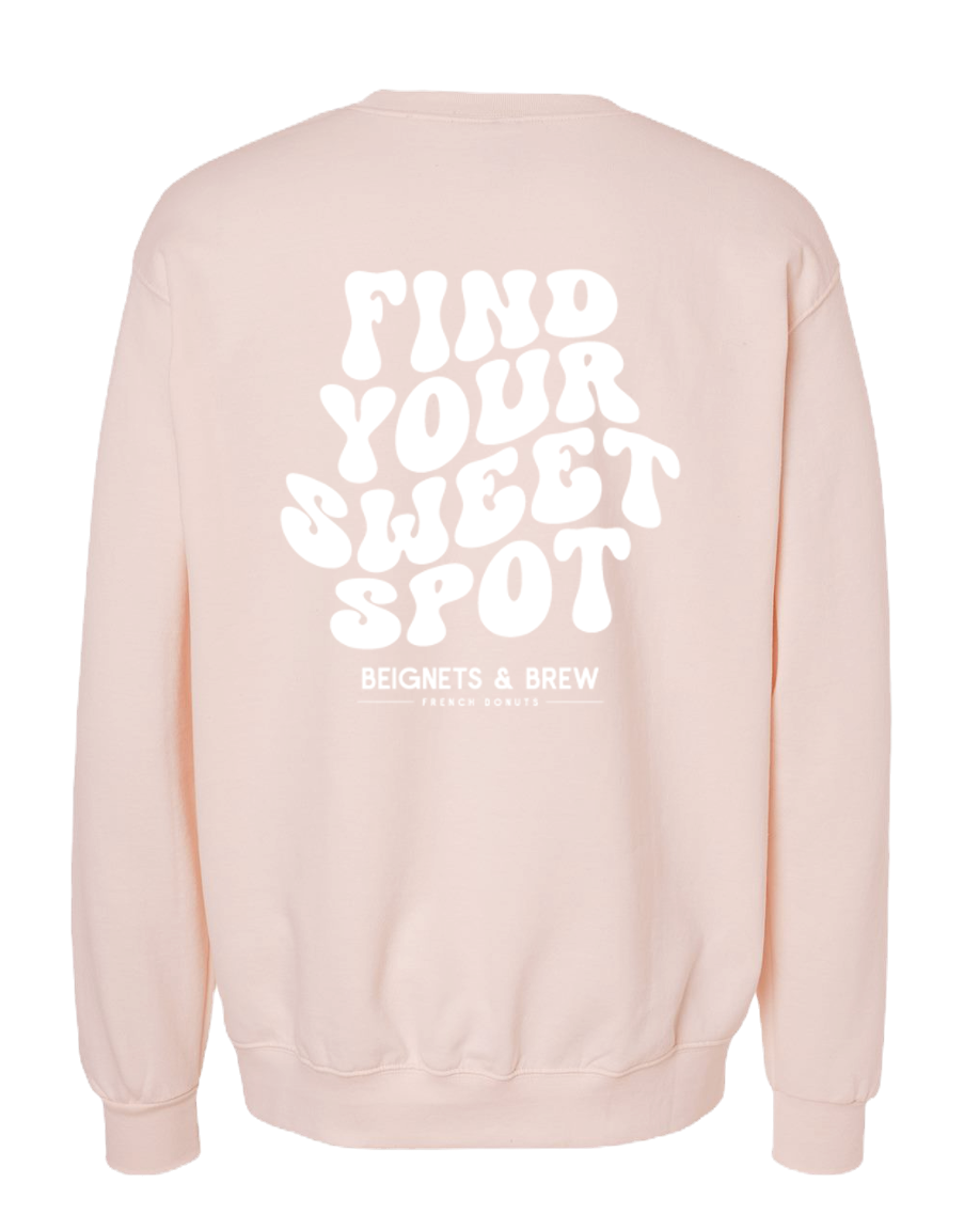 White Blush Crewneck