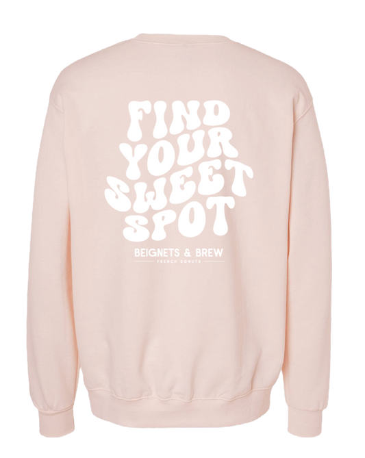 White Blush Crewneck